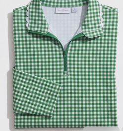Juli Littles Gingham 1/4 Zip