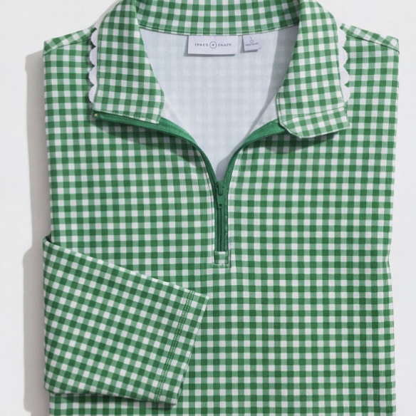 Juli Littles Gingham 1/4 Zip-gallery-68311981260881