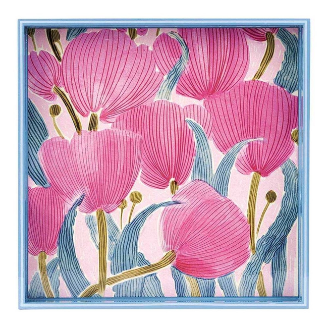 Tulip Blooms 15 Inch Square Tray-gallery-32767230115927