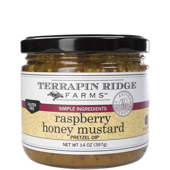Raspberry Honey Mustard Pretzel Dip