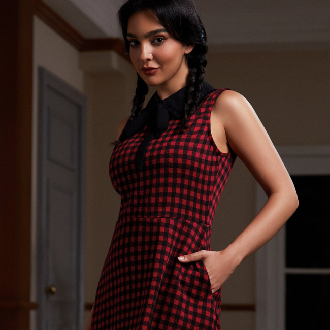 November Nostalgia Flare Dress-gallery-37244112011435
