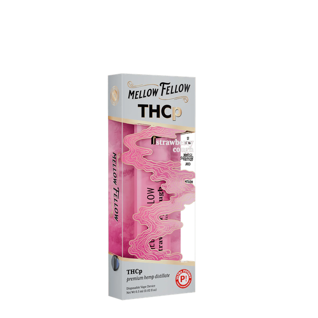 THCp 0.5g Disposable Vape - Strawberry Cough (Sativa)-gallery-37327667396814