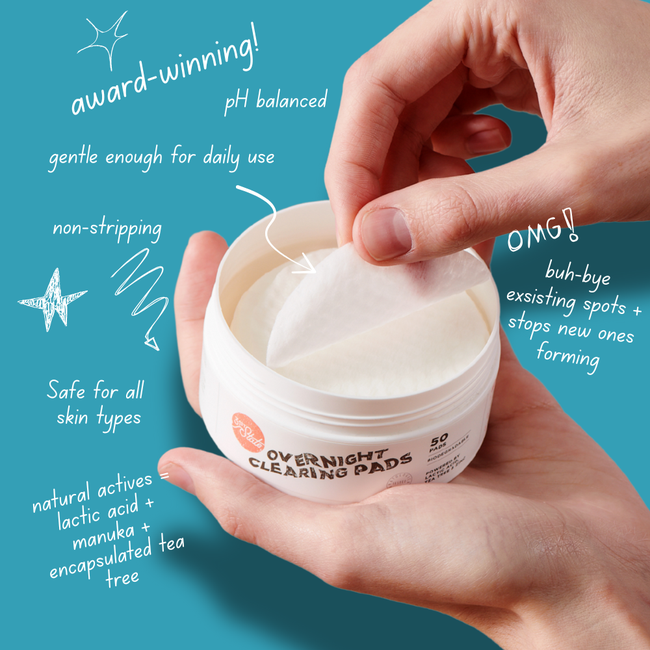 Clearing Pads Face + Body - Set of 3-gallery-74886359449986