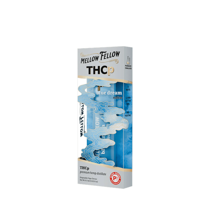 THCp 0.5g Disposable Vape - Blue Dream (Sativa)-gallery-37327667003598