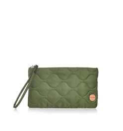 cleo - quilted wristlet clutch
