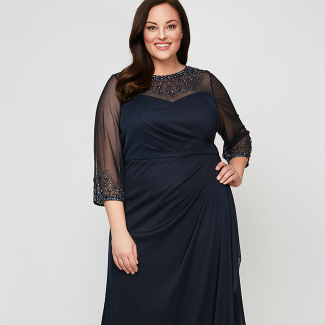 Plus Joanna Sweetheart Neckline Gown-gallery-42505918316800