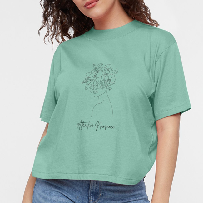 Attractive Nuisance Women's Boxy Tee-gallery-32717280575554