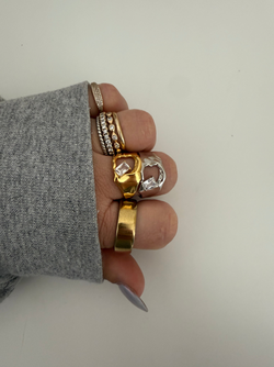 Hammered Irregular Ring