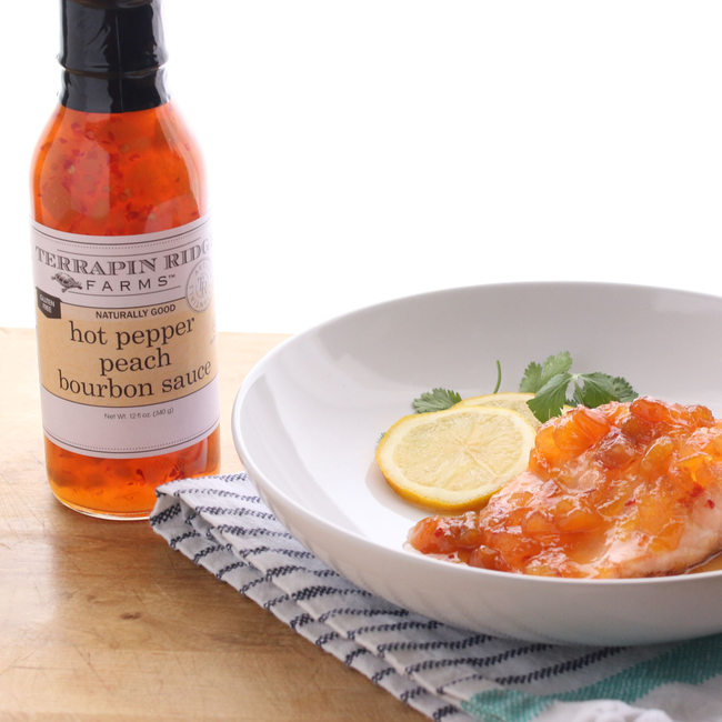 Hot Pepper Peach Bourbon Sauce-gallery-30478467498049