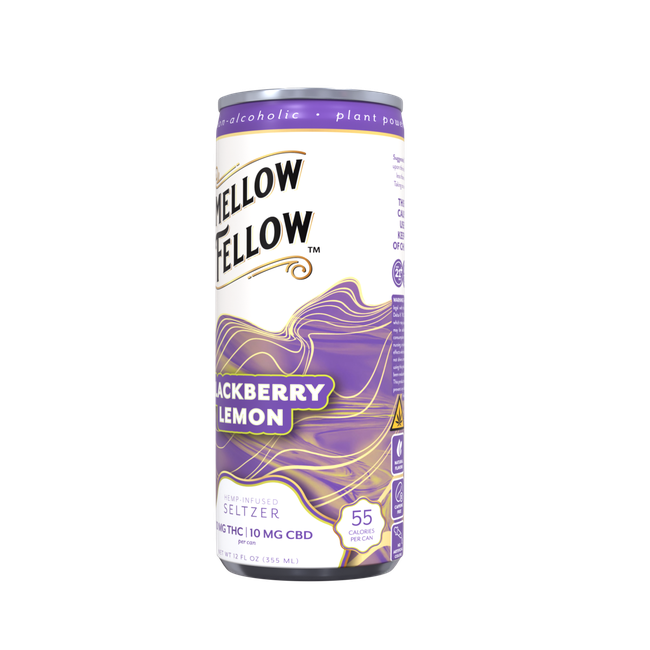 Delta 9 THC + CBD Seltzer Beverage 20MG - Blackberry Lemon 4 Pack-gallery-38138917880014