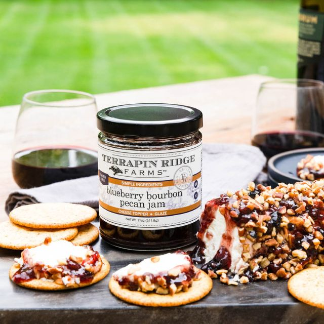 Blueberry Bourbon Pecan Jam - 2oz-gallery-60620693897582