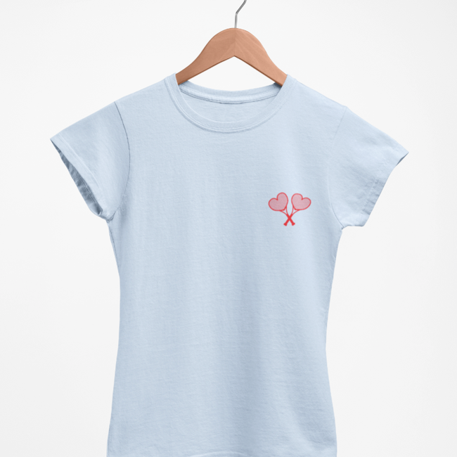 Love All Tennis Women's Heart Logo T-Shirt-gallery-35648355041361