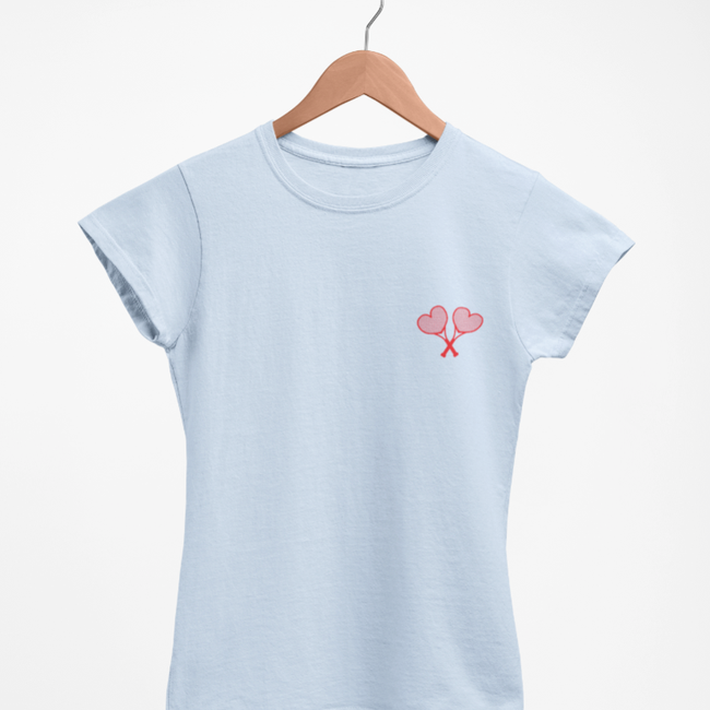 Love All Tennis Women's Heart Logo T-Shirt-gallery-35648355041361