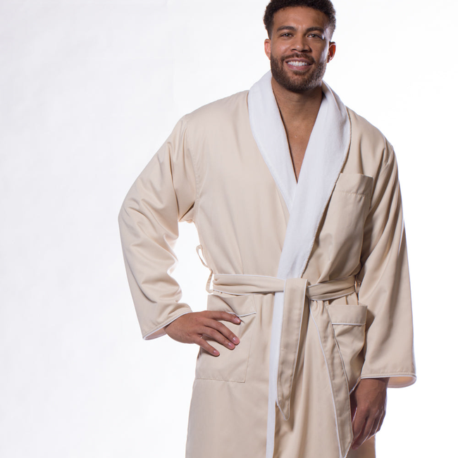Luxury Microfiber Lined Robe Nude-gallery-46194682888451