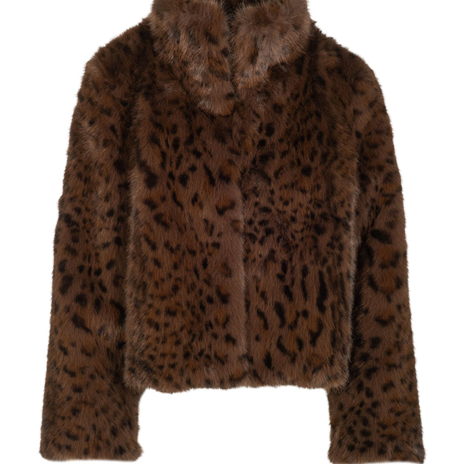 Lexy Leopard Faux Fur Jacket-gallery-45111840702714