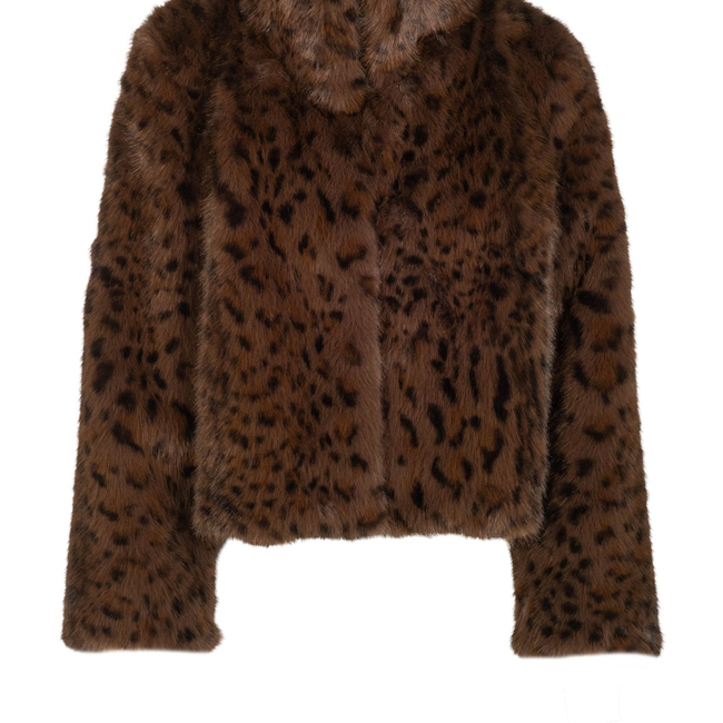 Lexy Leopard Faux Fur Jacket-gallery-45111840702714