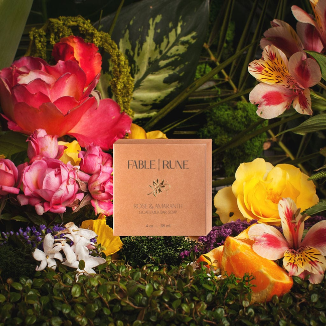 ROSE & AMARANTH GOATS MILK SOAP-gallery-39236780163234