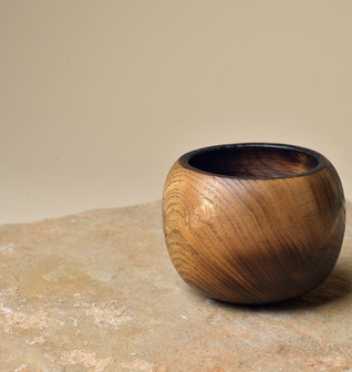 Goncalo Alves with Yakisugi Treated Interior: Short King Bowls