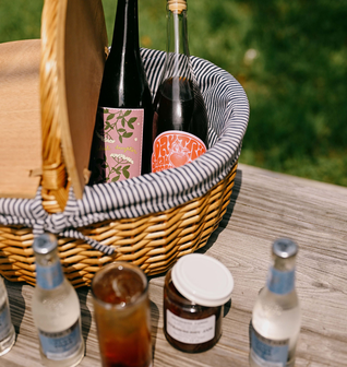 Strawberry Elderflower Spritz Birkin Basket