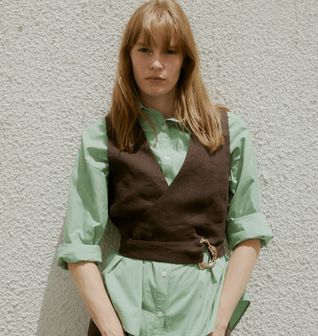 Tulle Wrap Vest