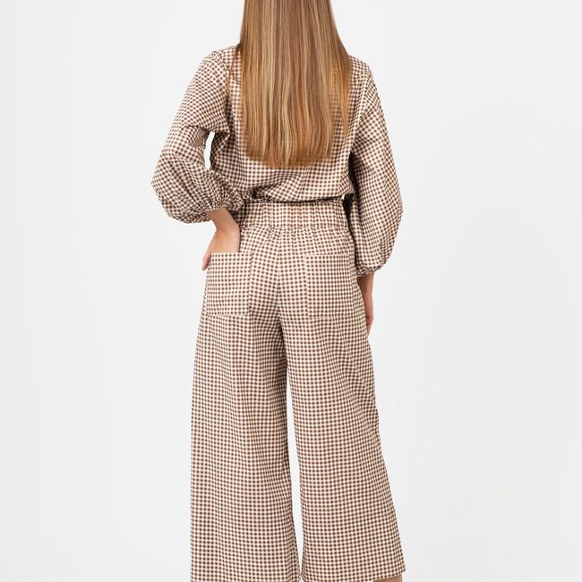 Take Pause Set - Gingham Tudor Brown-gallery-50673201479968