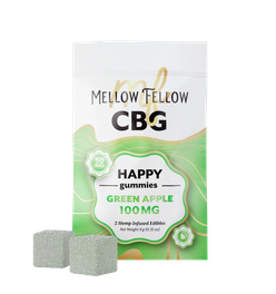 Happy CBG Gummies 100mg - Green Apple