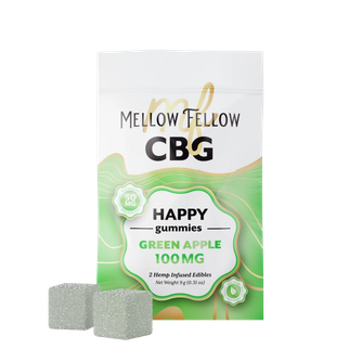 Happy CBG Gummies 100mg - Green Apple