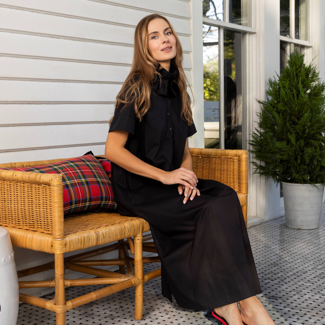 Weekender Ruffle Caftan - Midnight-gallery-51099025146144