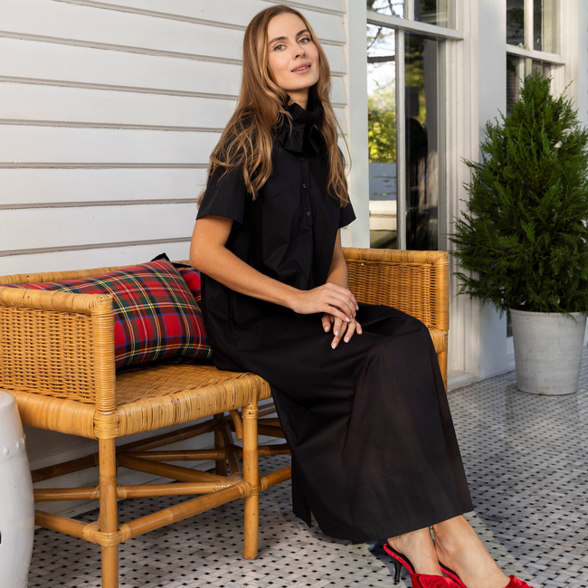 Weekender Ruffle Caftan - Midnight-gallery-51099025146144