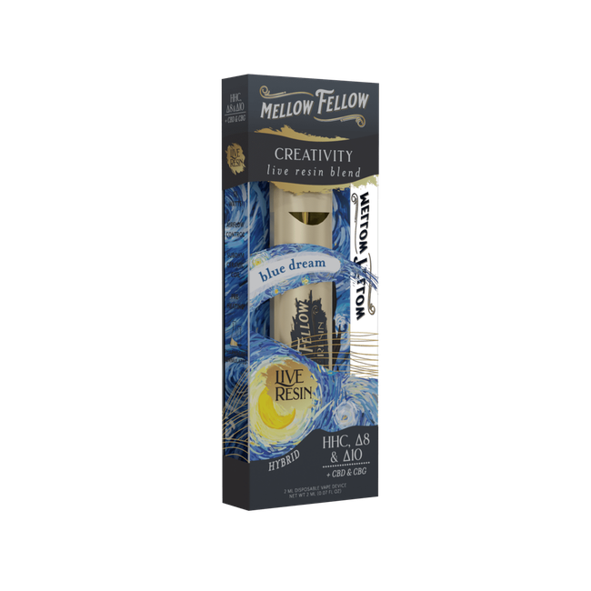 Creativity Blend 2ml Live Resin Disposable Vape - Blue Dream (Hybrid)-gallery-36335883026638