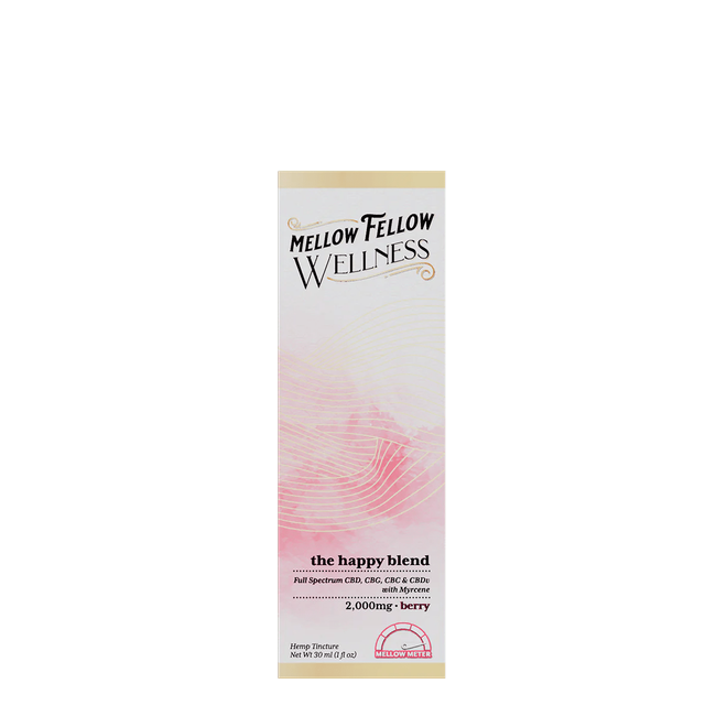 The Happy Blend CBD Tincture - 2000mg - Berry-gallery-37327691219150