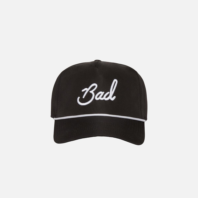 "Bad" Rope Golf Hat - Black-gallery-45672932212929