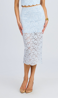 Rave Sequin Lace Skirt