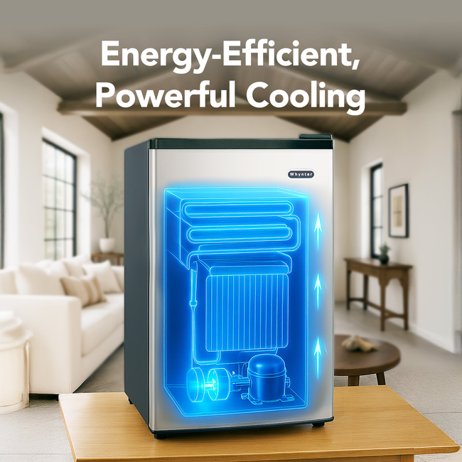 Whynter Stainless Steel Upright Freezer, 2.1 cu ft Stainless Steel CUF-210SS-gallery-47033927368952