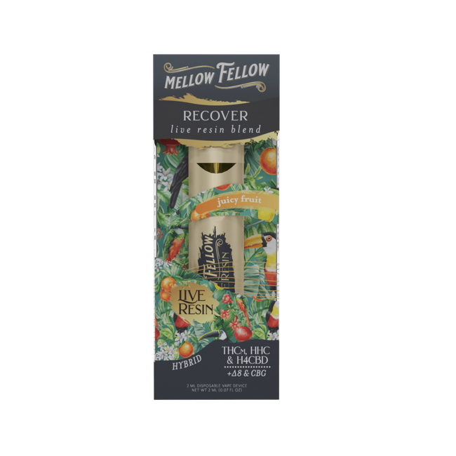 Recover Blend 2ml Live Resin Disposable Vape - Juicy Fruit (Hybrid)-gallery-37327724052686