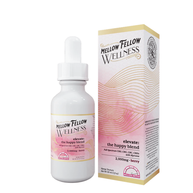 The Happy Blend CBD Tincture - 2000mg - Berry-gallery-37327691317454