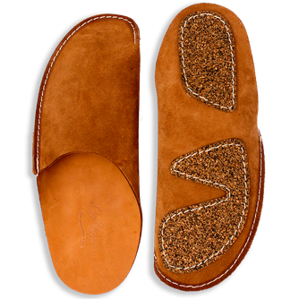 Tan CP Slippers Luxe