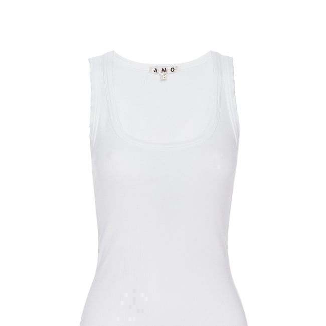 Angel Rib Tank <br> White-gallery-31164078030914