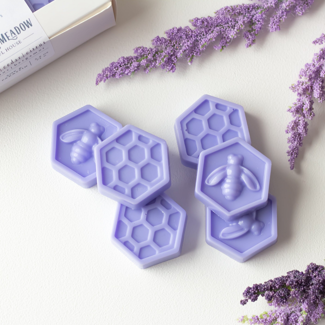 Lavender Meadow Honeycombs Wax Melts - Pack of 6-gallery-28798149820486
