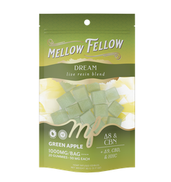 Dream Blend - Live Resin M-Fusions Edibles - Green Apple 1000mg