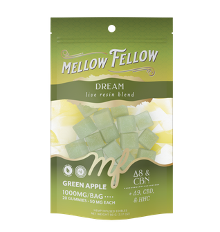 Dream Blend - Live Resin M-Fusions Edibles - Green Apple 1000mg