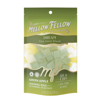 Dream Blend - Live Resin M-Fusions Edibles - Green Apple 1000mg