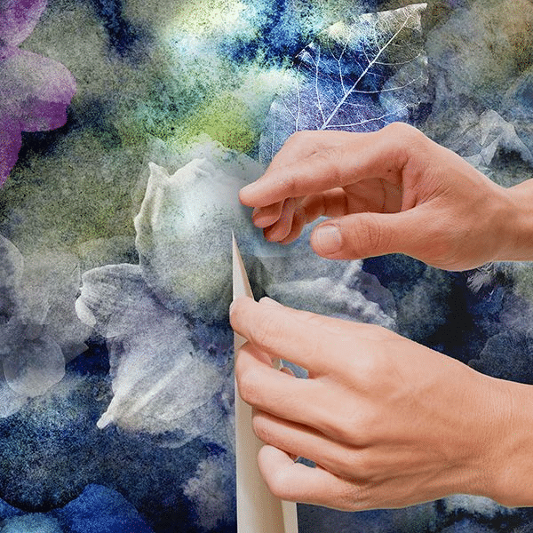 Peel and Stick Wallpaper - Bryony Storm / Noir-gallery-30072717115505