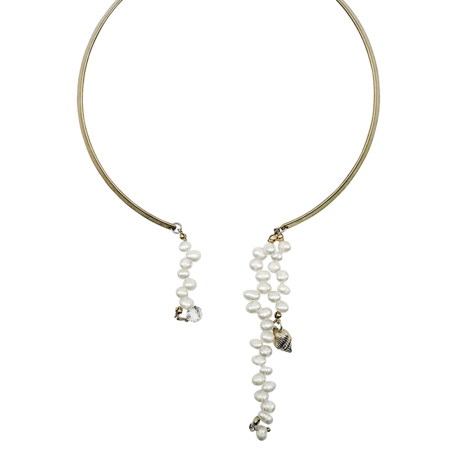 Pearl Waterfall Open Choker-gallery-42474551050392