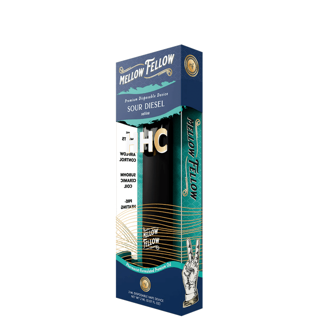 HHC Premium 2ml Disposable Vape - Sour Diesel (Sativa)-gallery-37327734440142