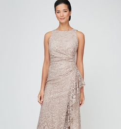 Elaine Sleeveless Lace Gown