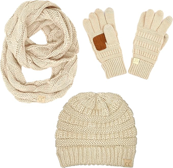 Matching Beanie, Hat, Gloves Set - Kids