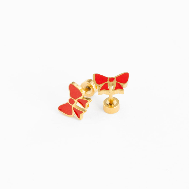 Red Enamel Bow-gallery-37364182089902