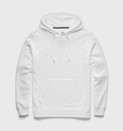 Dave Saltwater Terry Hoodie - White