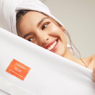 Woven Microfiber Hair Towel